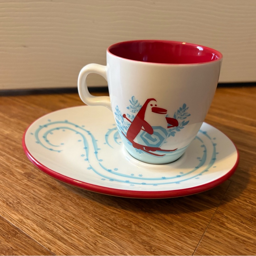 2007 Starbucks Holiday Cup and Saucer - Picture 3 of 7